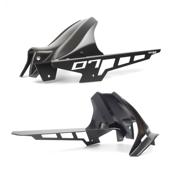 Ermax Ermax hugger with aluminium chainguard | matte black | yamaha mt-07 2021>2024